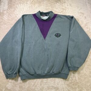 VTG M.E. Sports Imprints‎ Crewneck Sweatshirt Sz XL FADED WORN STAINED Look